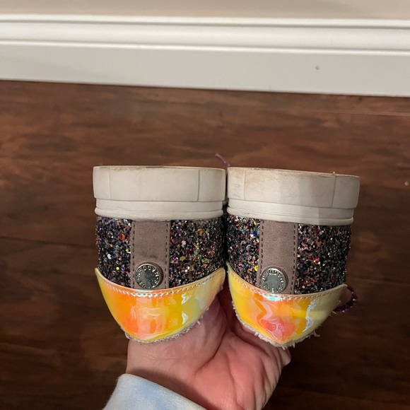 Steve Madden Rezume Glitter Sneakers-Girls Size 5 - Picture 6 of 9